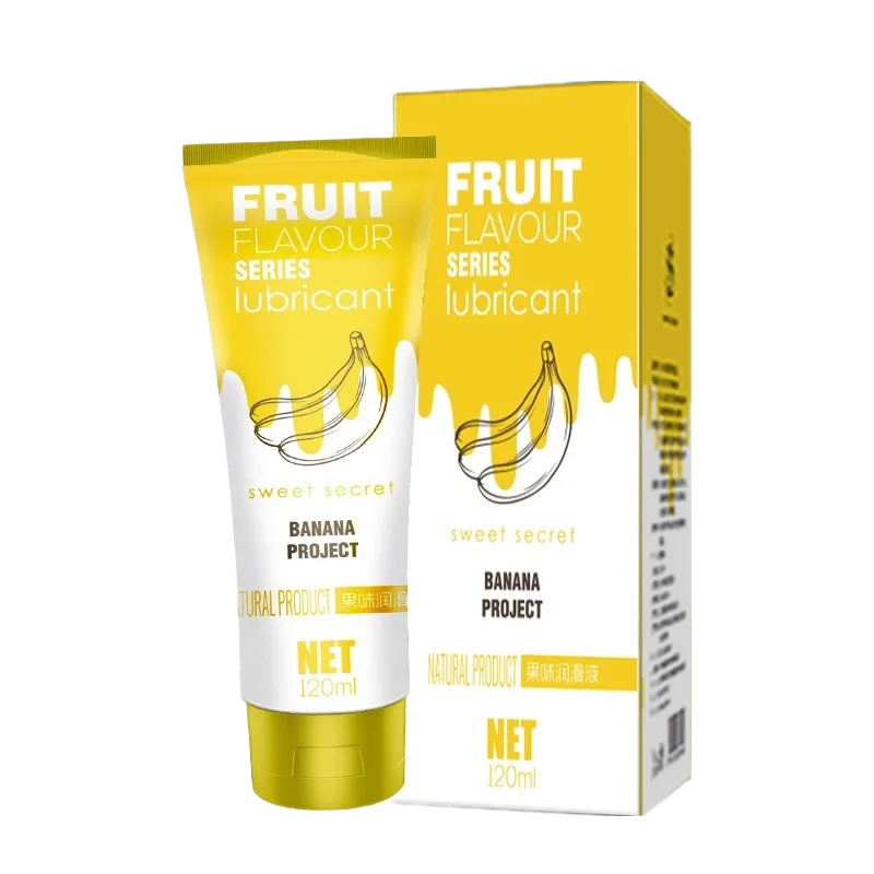 Olo Banana Flavored Lubricant Gel 120ml Smooth Sensation