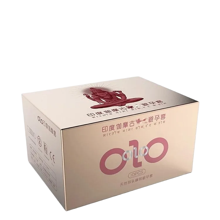 OLO Gamma Formula Textured Delay Condom 10 Pack