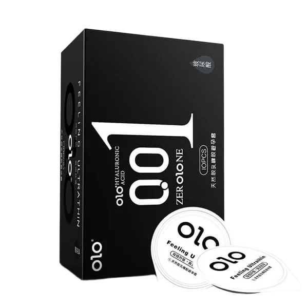 OLO New Three 0.01 Jelly Black Ultra-Thin Performance Condom