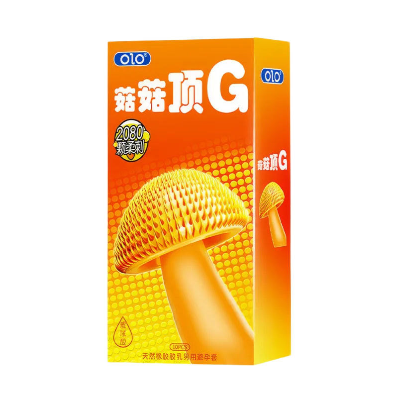 OLO Spike G Textured Condom 10pcs Ultra-Stimulating G-Spot Design