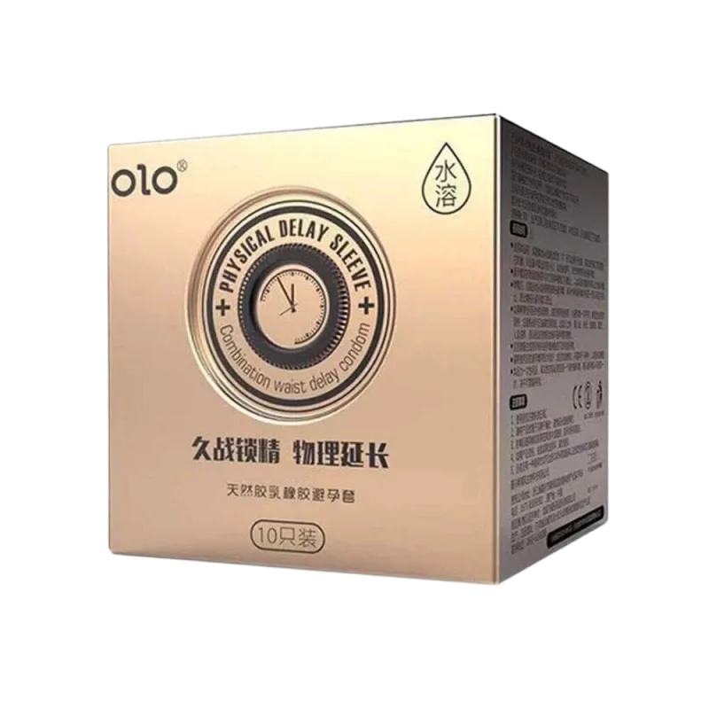 OLO Ultra-Thin Textured Delay Condom 0.01mm