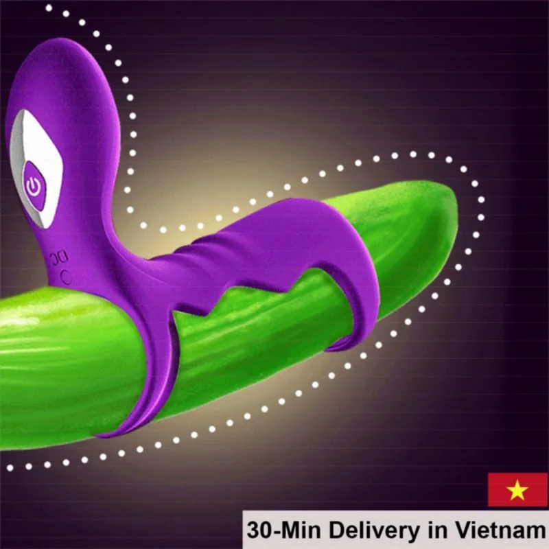 Omysky Multi-Frequency Vibrating Ring Rechargeable Couples Toy