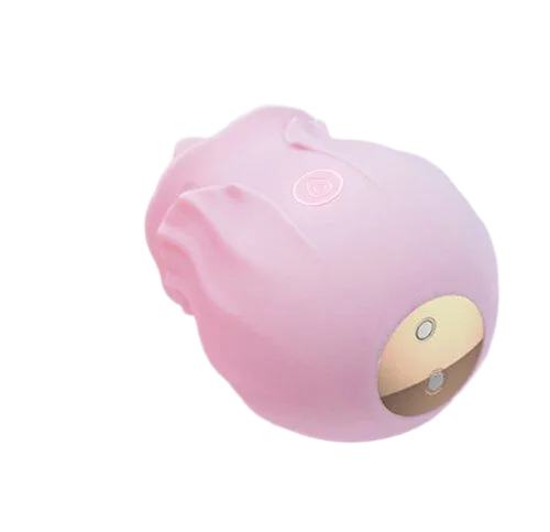 OMYSKY Rose-Shaped Clitoral Licking Vibrator Cute Pink