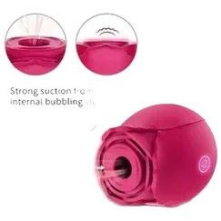 Omysky Rose Vibrator G-Spot Silicone Soft Rechargeable Intense