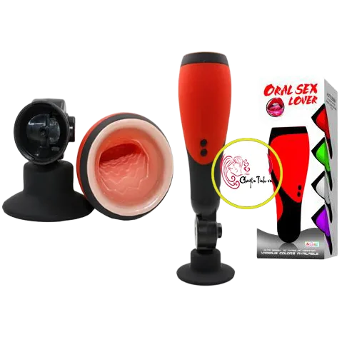 Oral Sex Lover Auto Suction Massager with Wall Mount