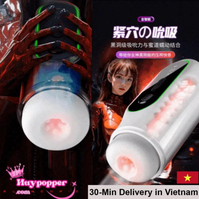 Paradise High Tech Sucking & Thrusting Vibrator