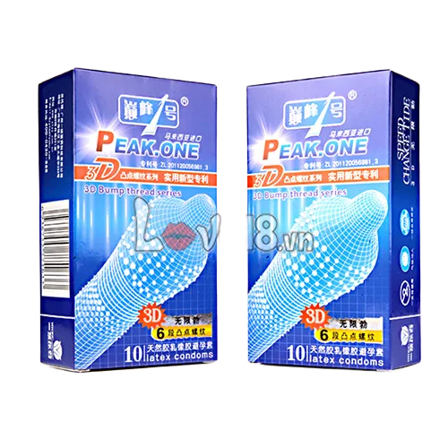 Peak ONE 3D Textured Ultra-thin Condom Super Sensation
