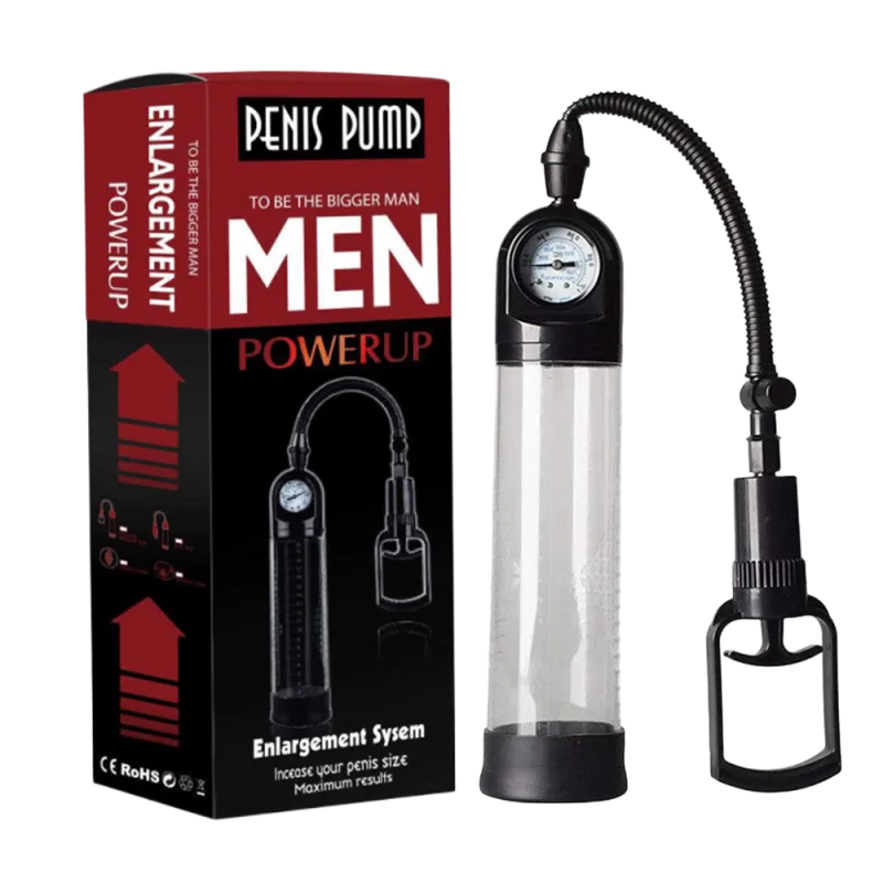 Penis Pump Men Powerup Enhance Size Boost Confidence