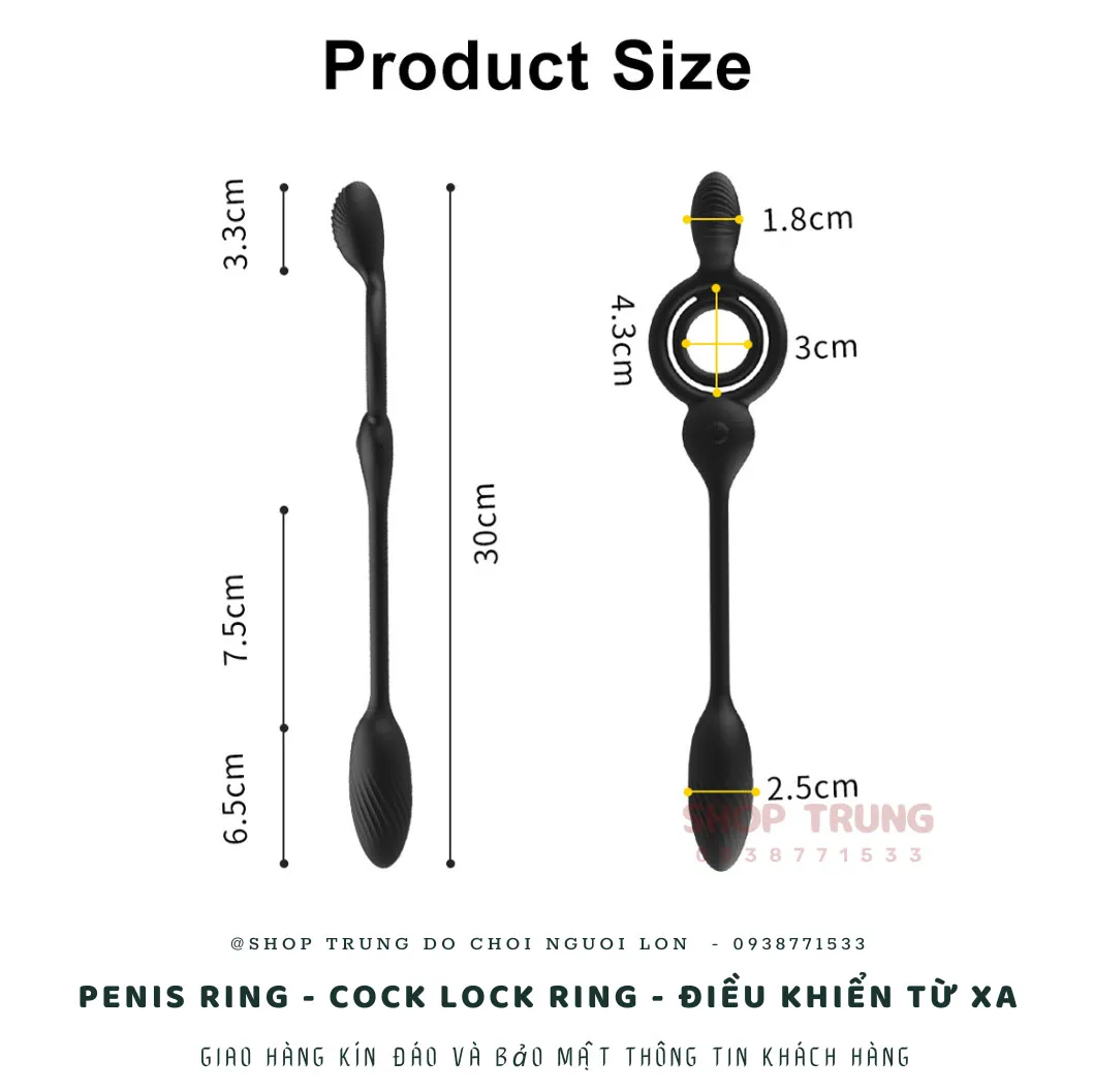 Remote Control Silicon Cock Ring Multiple Vibration Modes USB Recharge — photo 7