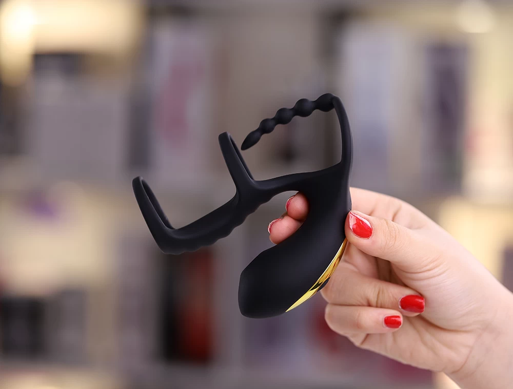 Penis Testicle Stimulator Ring Vibrating Blowjob Combo — photo 4