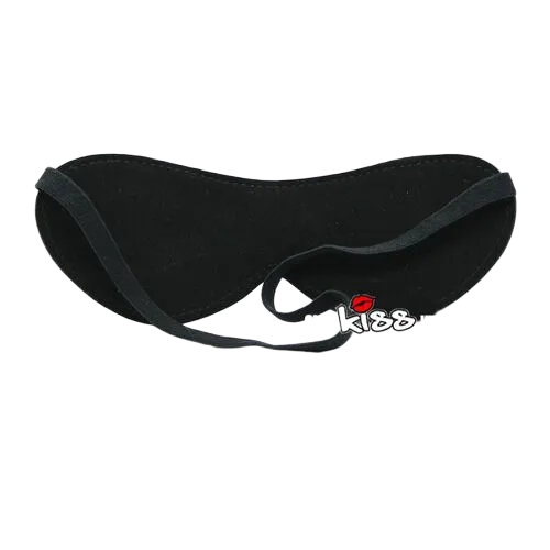 Perfect Lover Black Premium Leather Blindfold BDSM Play