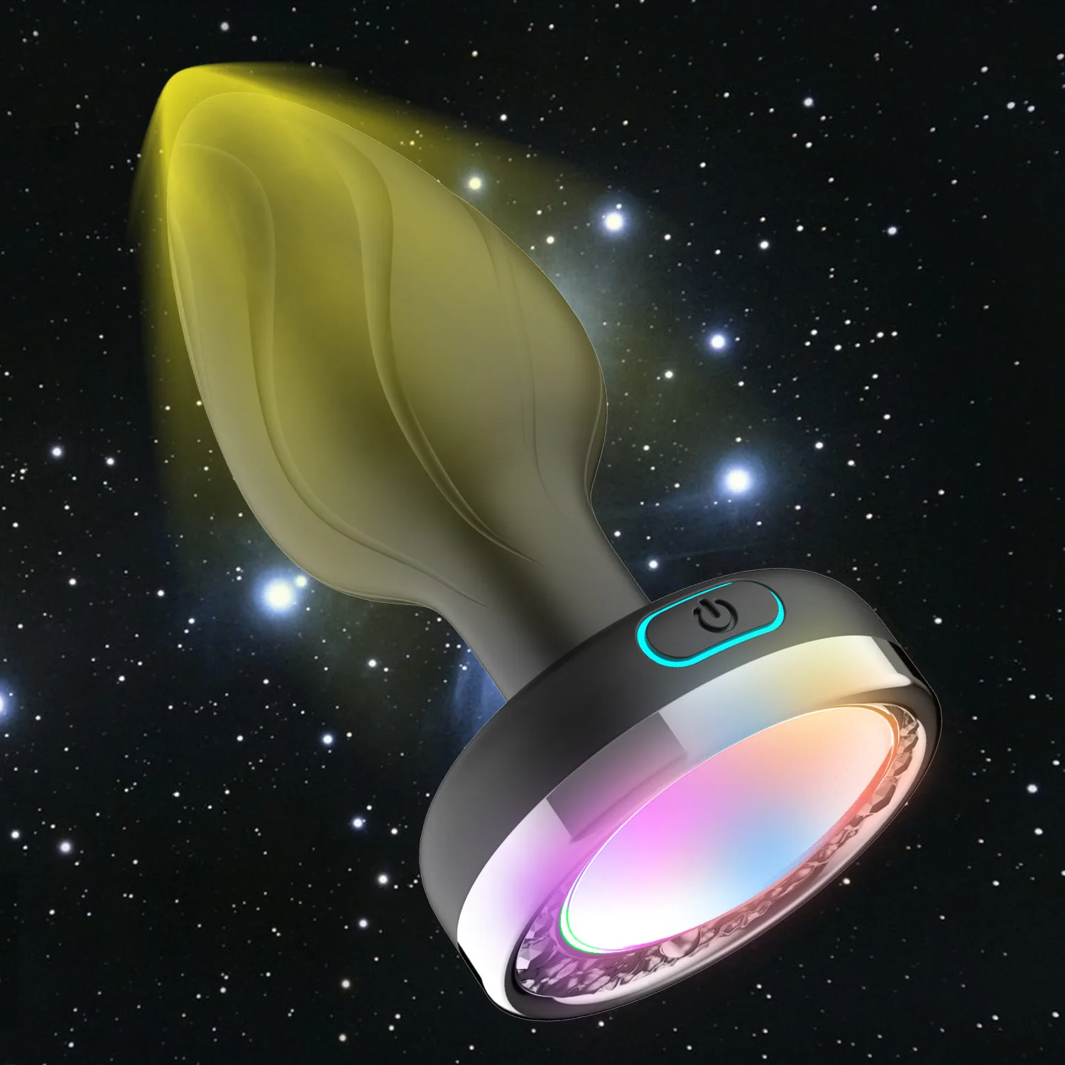 LED Remote Control Powerful Vibrating Anal Plug Silicone — photo 2