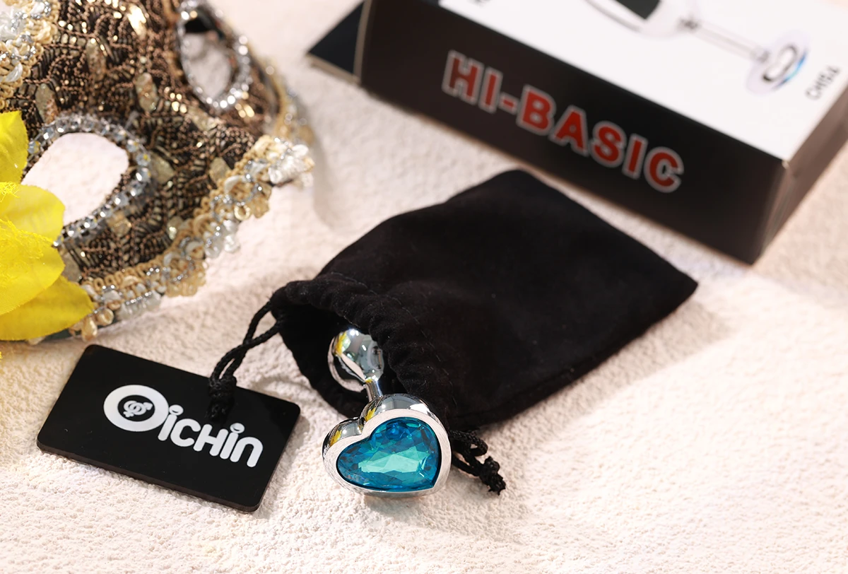 Chisa Hi-Basic Heart Base Stainless Steel Anal Plug — photo 4