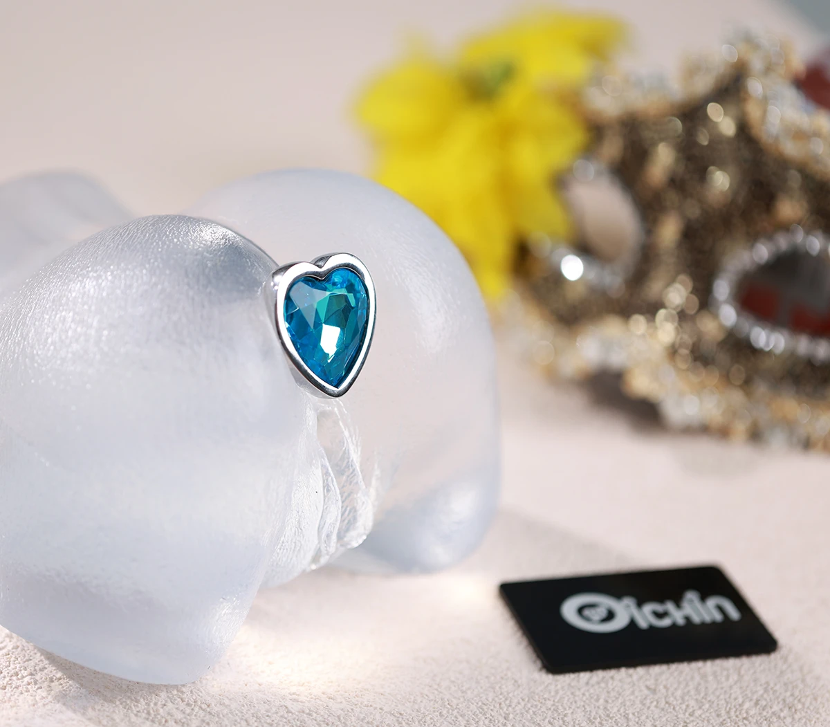 Chisa Hi-Basic Heart Base Stainless Steel Anal Plug — photo 7