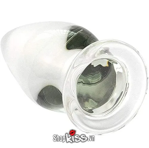 Clear Glass Anal Plug Premium Prostate Massage Pleasure Toy — photo 8