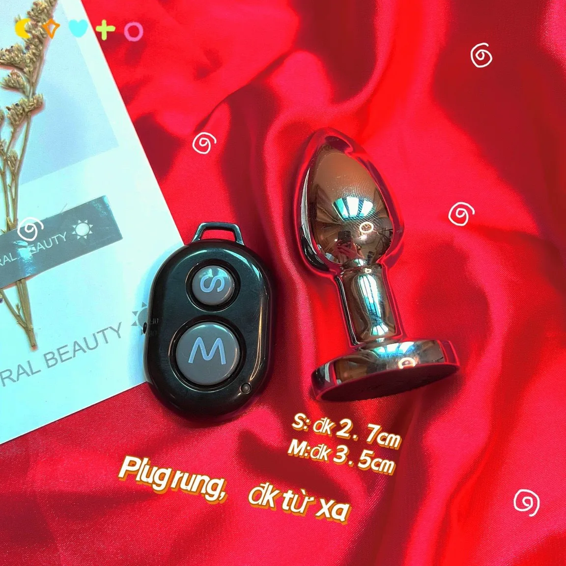 Inox Anal Plug 10 Vibration Modes Remote Control Adult Toy — photo 2