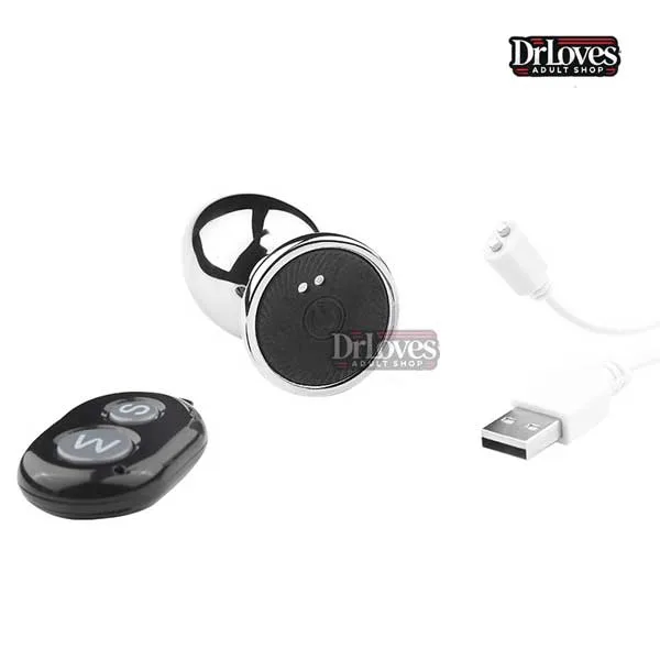 Remote Control Stainless Steel Anal Plug Waterproof Massage — photo 4
