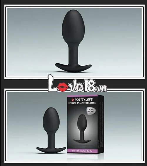 Prettylove Butt Plug Silicone Beaded Anal Sex Toy — photo 3
