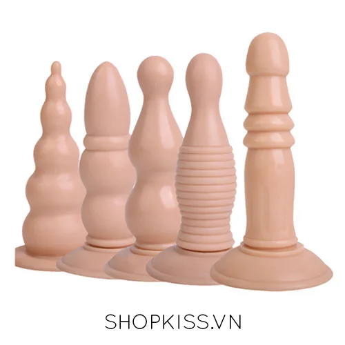 Large Size Suction Super Soft Silicone Anal Plug — photo 2