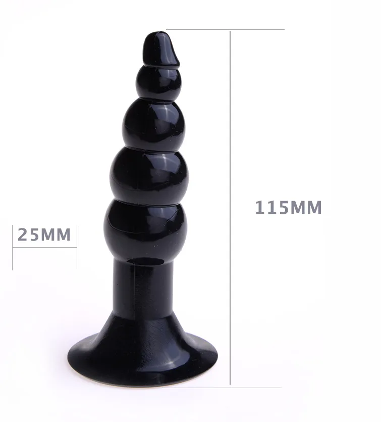 AN 14 Silicone Suction Anal Plug for Men and Women — photo 3