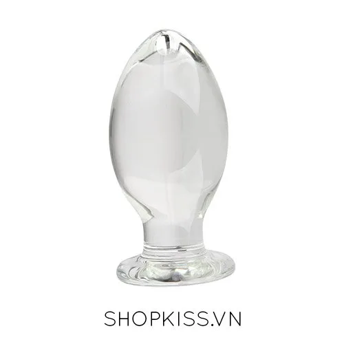 Extra Large Glass Anal Plug Unique Design — photo 2
