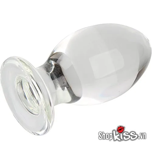 Extra Large Glass Anal Plug Unique Design — photo 3