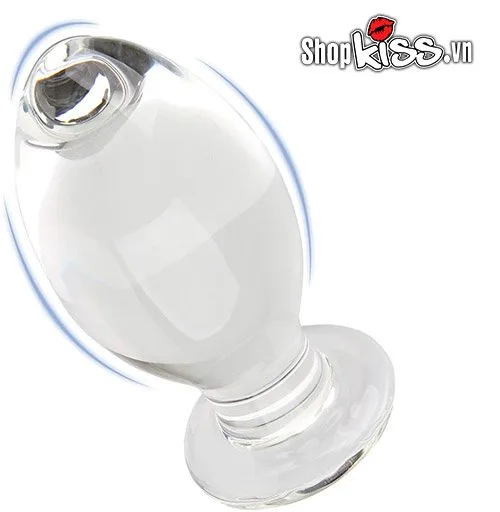 Extra Large Glass Anal Plug Unique Design — photo 4