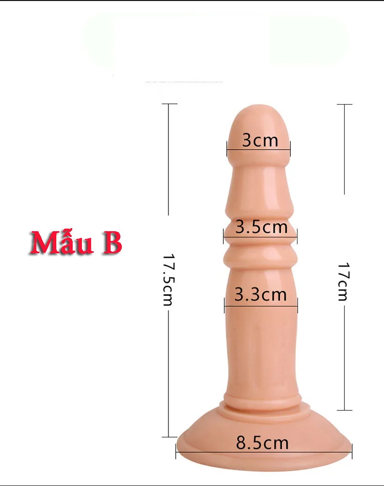 Super Soft Large Floor Mounted Anal Plug Silicone HM28 — photo 5