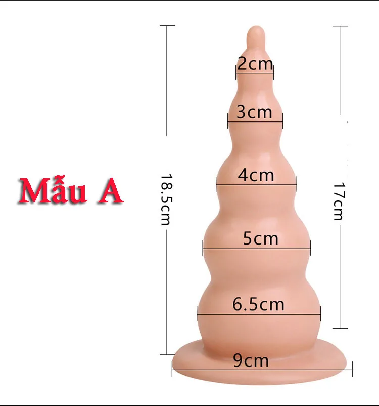 Super Soft Large Floor Mounted Anal Plug Silicone HM28 — photo 6