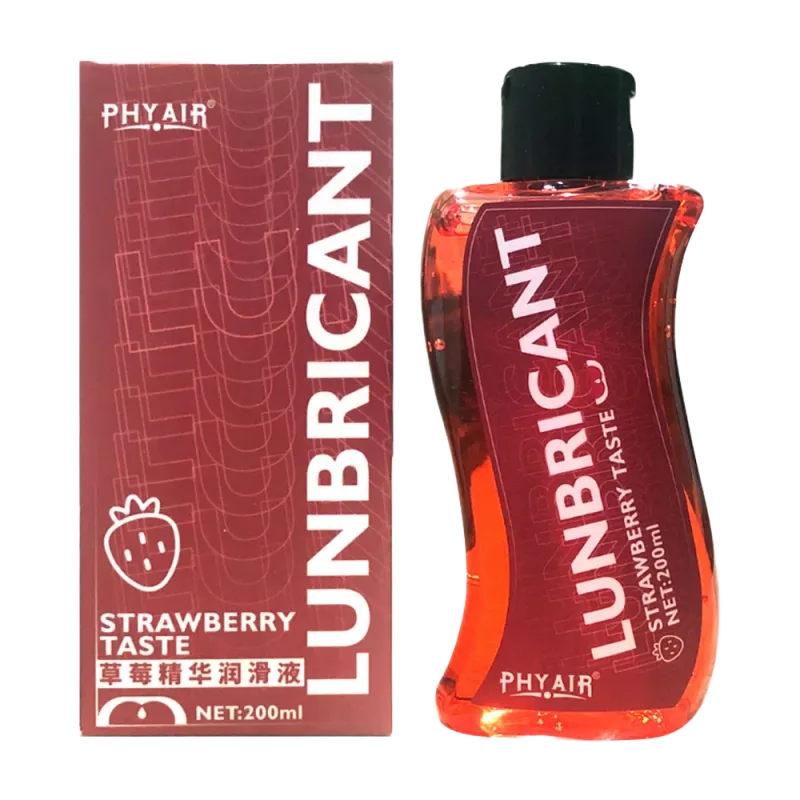 Phyair Strawberry Lubricant Gel 200ml Fresh Scent Couples Toy