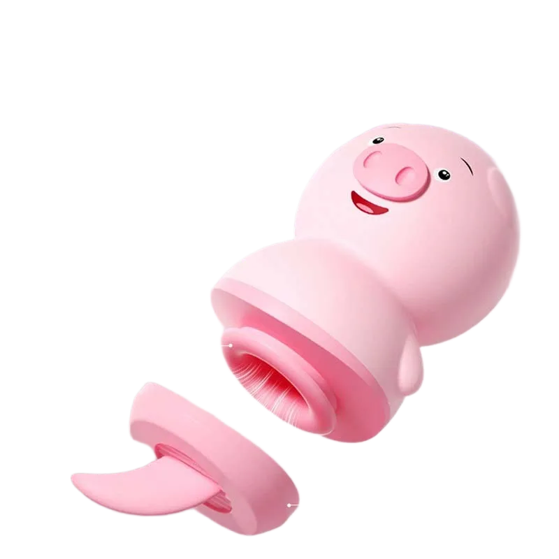 Pig Love 2in1 Licking Suction Waterproof Silicone