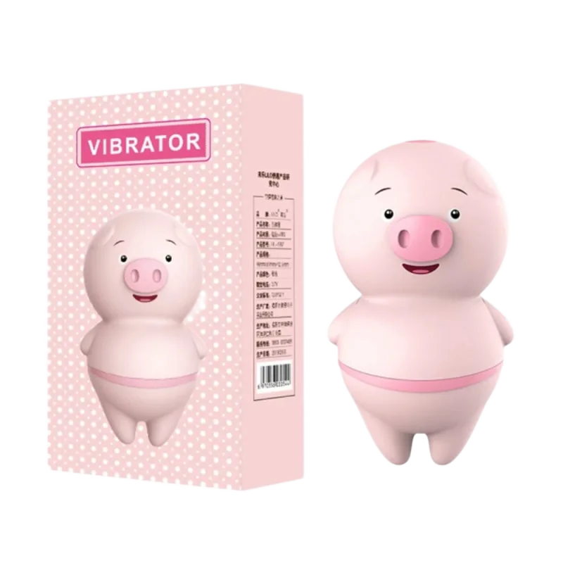 Piglet-Shaped Rechargeable Licking Vibrator For Women