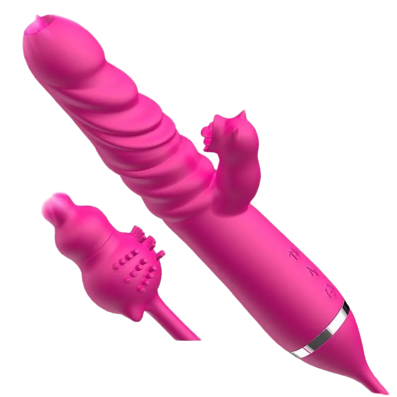 PIKA CATMISS Multi-Functional Silicone Vibrating Dildo