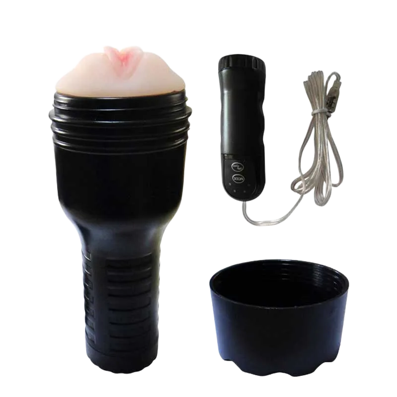 Pink Lady 4-Mode Silicone Realistic Pocket Vibrating Masturbator