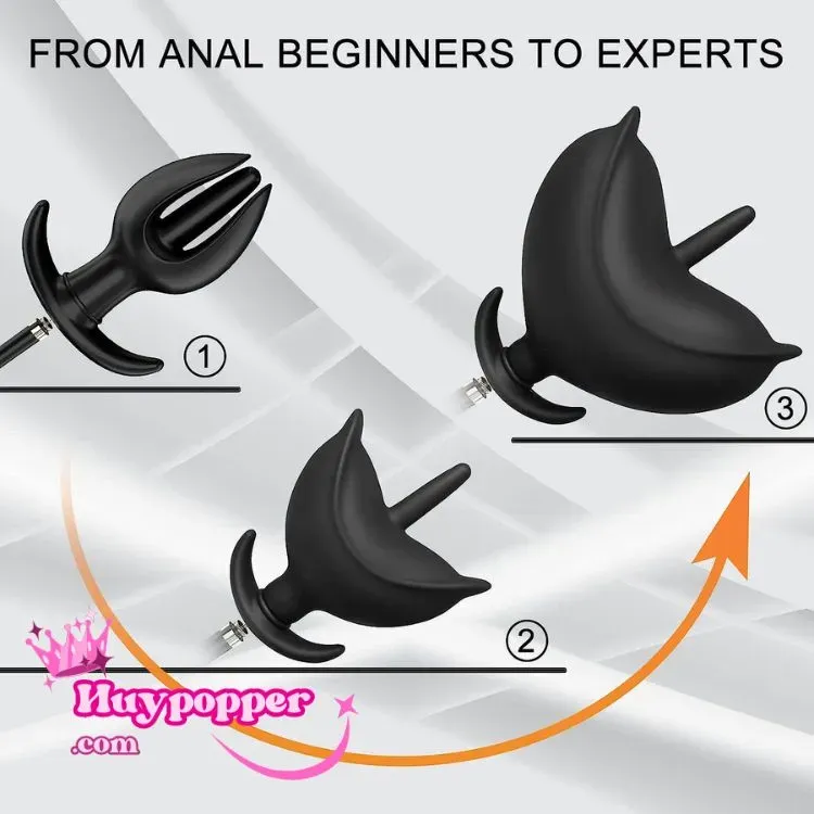 Inflatable Anal Plug Soft Expandable Prostate Stimulator — photo 5