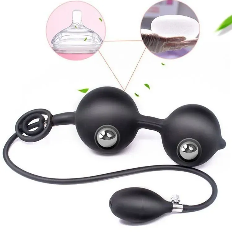 Inflatable Anal Plug Stretchable Cockring Strong Pleasure — photo 3