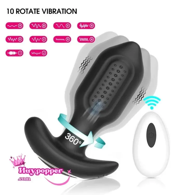 Powerful Remote Anal Vibrating Starter Plug USB Recharge — photo 3