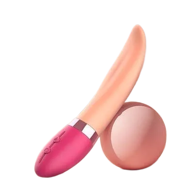 Pokado Powerful Heated Tongue Licking Vibrator Compact
