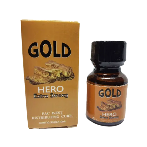 Pooper Gold Hero 10ml USA Anal Relaxing PWD Popper Intense Fun