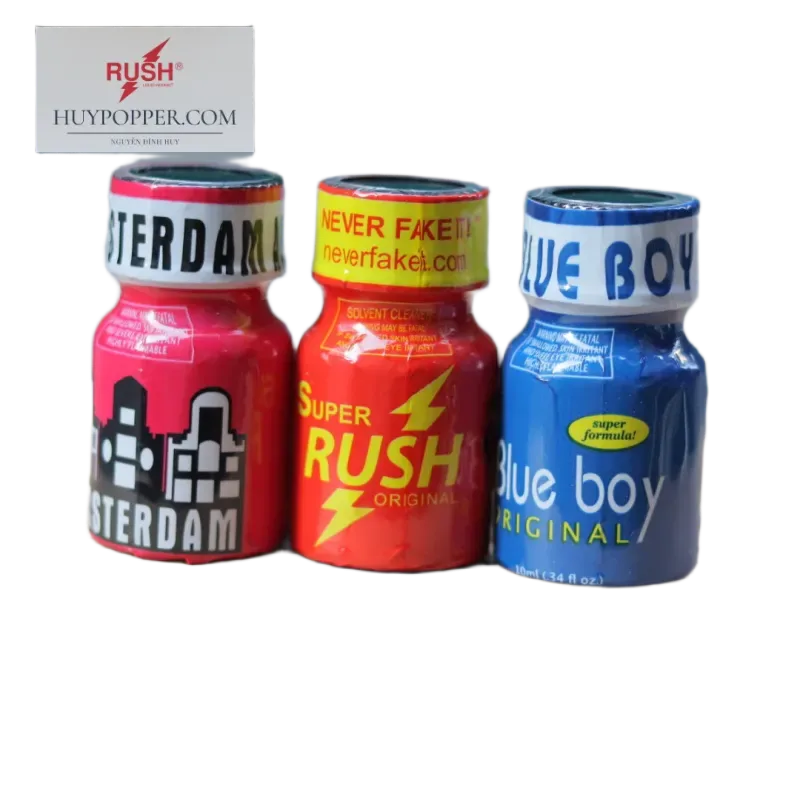 Popper Amsterdam Rush 3-Bottle Combo Strong Sensation