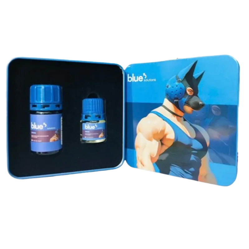 Popper Blue Solutions Dog Combo 60ml Boost Arousal Long Lasting
