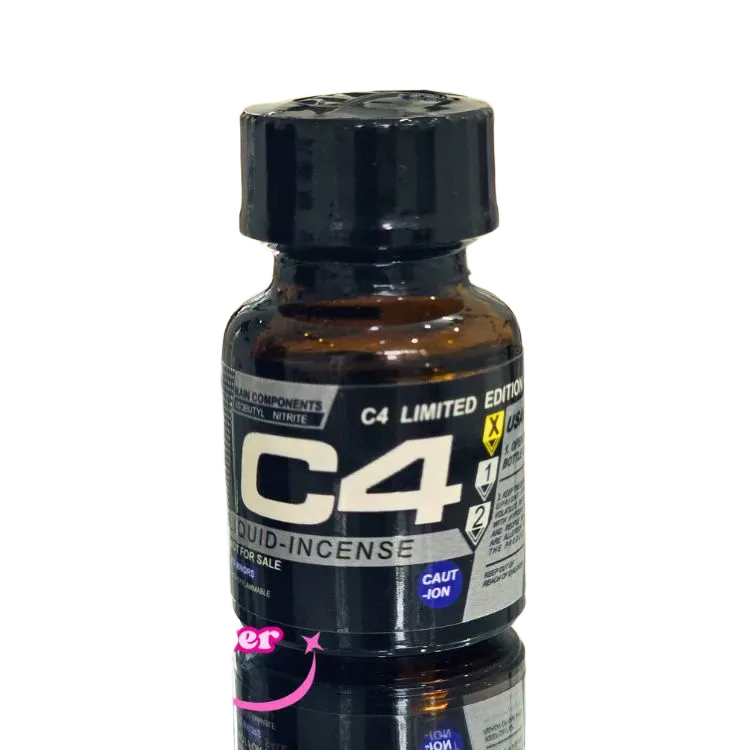 Popper C4 Black 10ml Strong Potent Desire Enhancer Portable