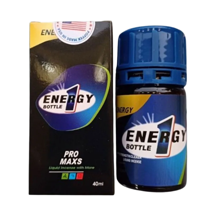 Popper Energy Bottle 40ml High Strength Long Lasting Scent