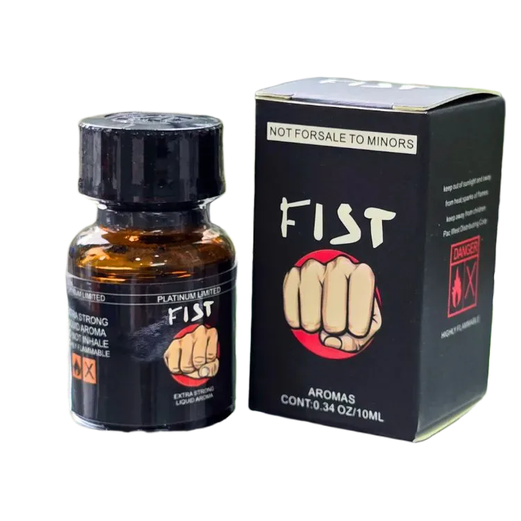 Popper Fist Black 10ml Strong Classic Liquid Poppers