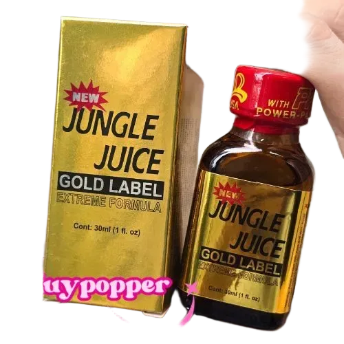 Popper Jungle Juice Gold 30ml Intense Desire Boosting for Couples