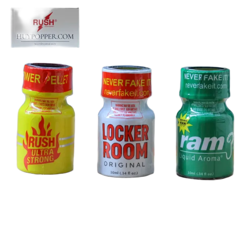 Popper Ram Rush Ultra High-Strength Arousal Combo Pack