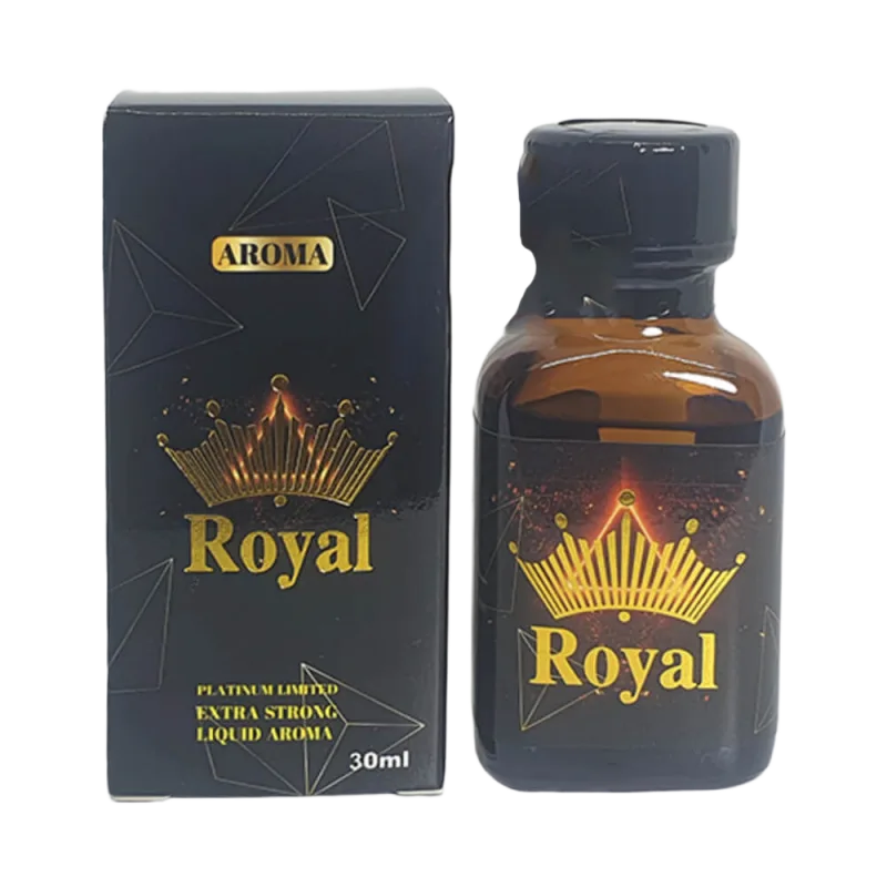 Popper Royal Black 30ml – Boost Excitement & Long-Lasting Energy
