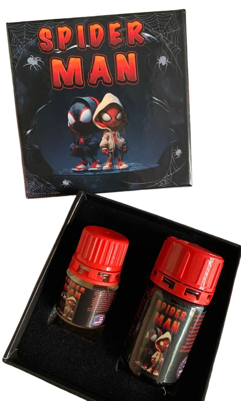 Popper Spiderman Combo 2 Bottles 40ml 20ml Enhance Pleasure