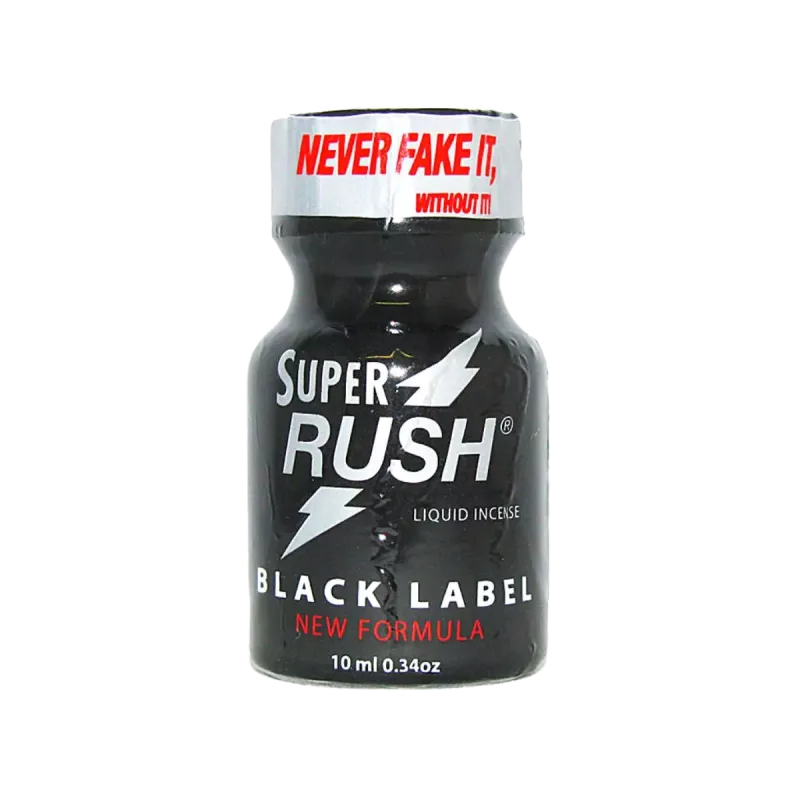 Popper Super Rush Black Label 10ml Sensual Breath Enhancer