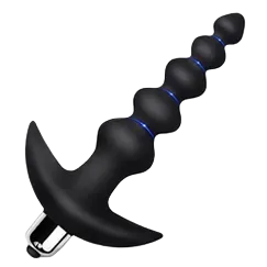 Portable Bead-Shaped Anal Vibrator Handheld Pleasure Toy